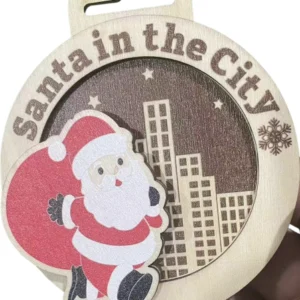 Santa in the City medal